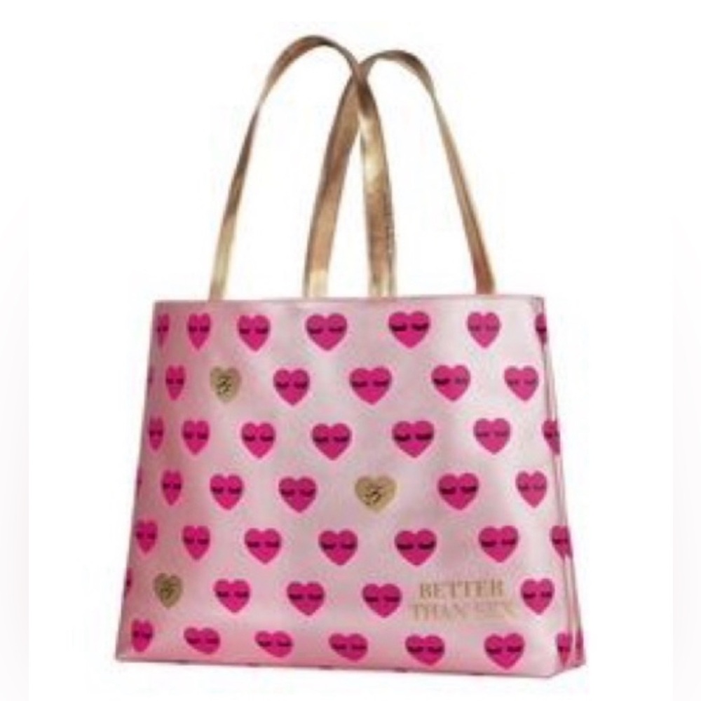 Too faced heart better than sex tote bag